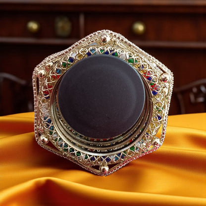 Festive Gold Designer Bangles – 4 Piece Jewelry Set