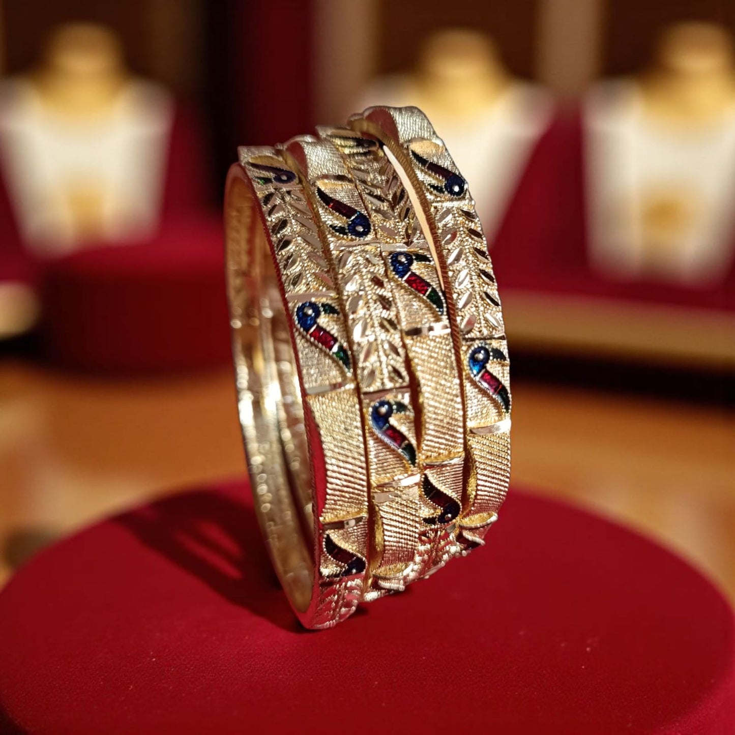 Exclusive Gold Plated Bangles - Set of 4