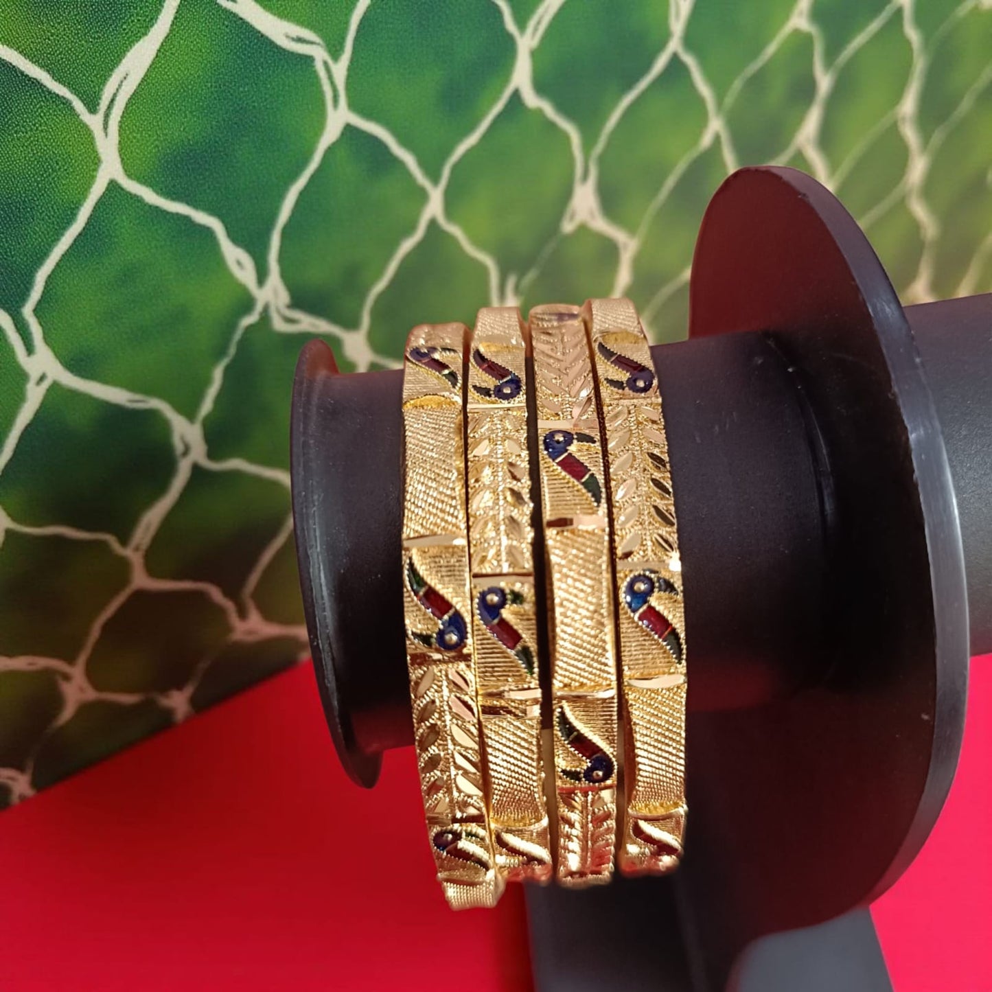Exclusive Gold Plated Bangles - Set of 4